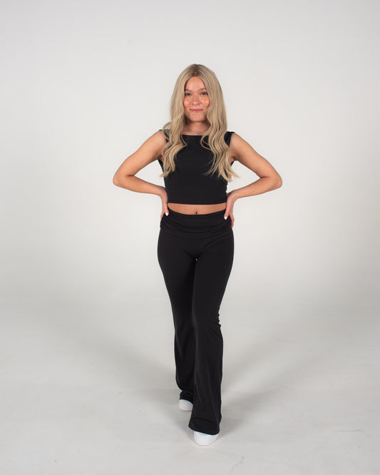 COMFORT X LOUNGE TOP - BLACK